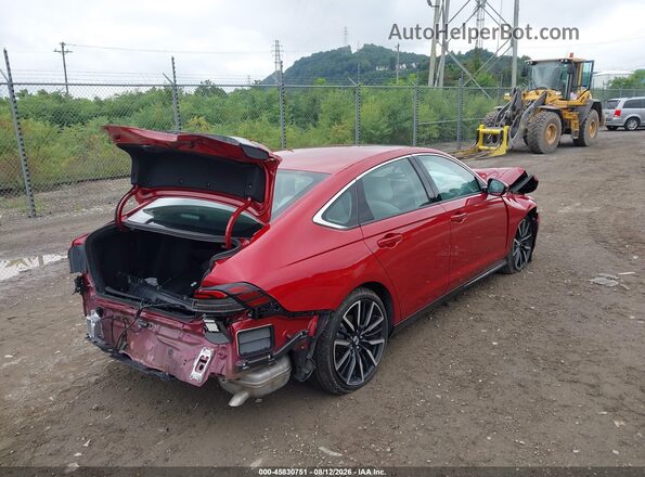 1HGCY2F86SA064718 2025 HONDA ACCORD Красный Задняя правая четверть