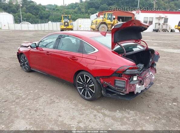 1HGCY2F86SA064718 2025 HONDA ACCORD Красный Задняя левая четверть