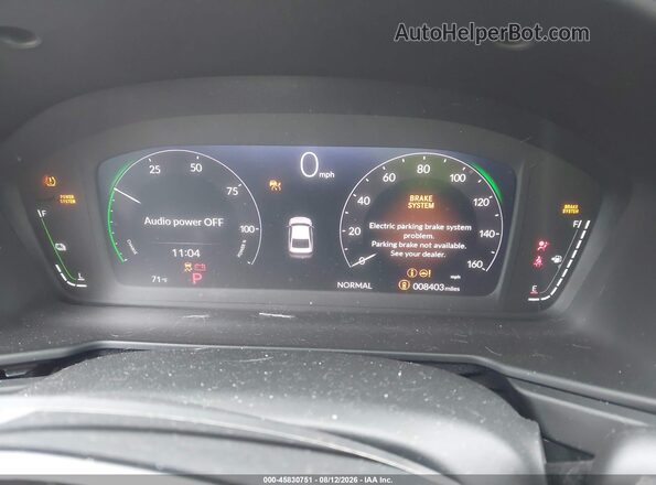 1HGCY2F86SA064718 2025 HONDA ACCORD Красный Вид задних сидений