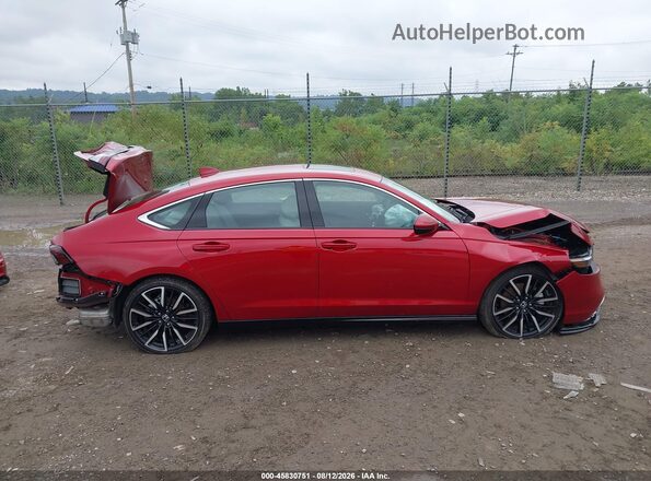 1HGCY2F86SA064718 2025 HONDA ACCORD Красный Панорамный вид салона 360°