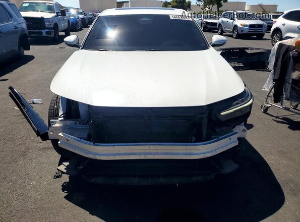1HGCY2F87PA027510 2023 HONDA ACCORD White Front view