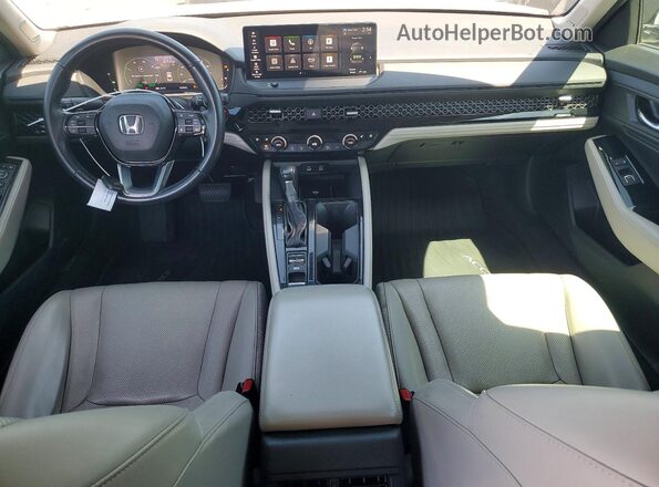 1HGCY2F87PA027510 2023 HONDA ACCORD White Dashboard view