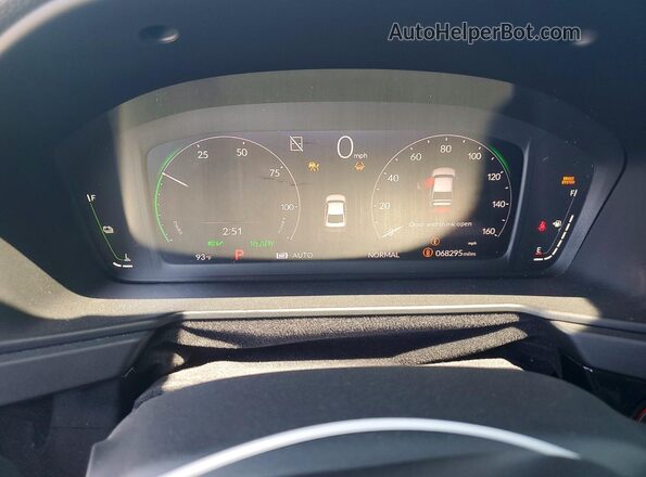1HGCY2F87PA027510 2023 HONDA ACCORD White Instrument cluster view
