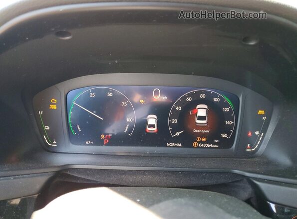 1HGCY2F87PA063410 2023 HONDA ACCORD Gray ხელსაწყოთა პანელის ხედი