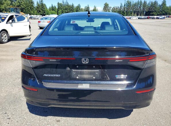 1HGCY2F87RA039398 2024 HONDA ACCORD Black უკანა ხედი