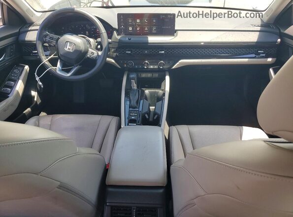 1HGCY2F88RA015692 2024 HONDA ACCORD White Առջևի վահանակի տեսք