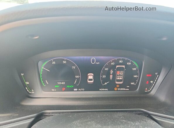 1HGCY2F88SA072786 2025 HONDA ACCORD White Vista del cuadro de instrumentos