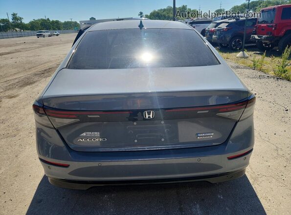 1HGCY2F89PA006934 2023 HONDA ACCORD Gray Widok z tyłu