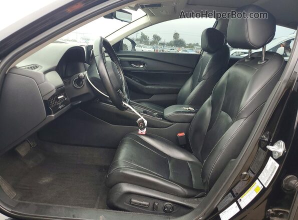 1HGCY2F8XPA045144 2023 HONDA ACCORD Black წინა სალონის ხედი