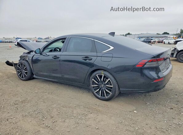 1HGCY2F8XPA045144 2023 HONDA ACCORD Black უკანა მარცხენა