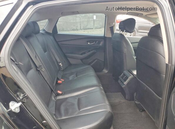 1HGCY2F8XPA045144 2023 HONDA ACCORD Black უკანა სავარძლების ხედი