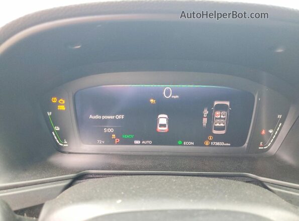 1HGCY2F8XPA045144 2023 HONDA ACCORD Black ხელსაწყოთა პანელის ხედი