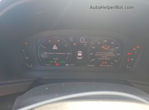 1HGCY2F8XSA027851 2025 HONDA ACCORD Blue Սարքավորումների վահանակի տեսք