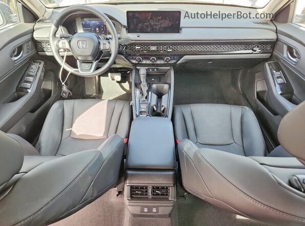 1HGCY2F8XSA048215 2025 HONDA ACCORD Blue Առջևի վահանակի տեսք