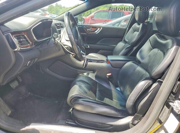 1LN6L9HK2J5606380 2018 LINCOLN CONTINENTA Black წინა სალონის ხედი