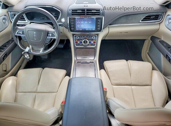 1LN6L9NC4L5604596 2020 LINCOLN CONTINENTA Burgundy Dashboard view