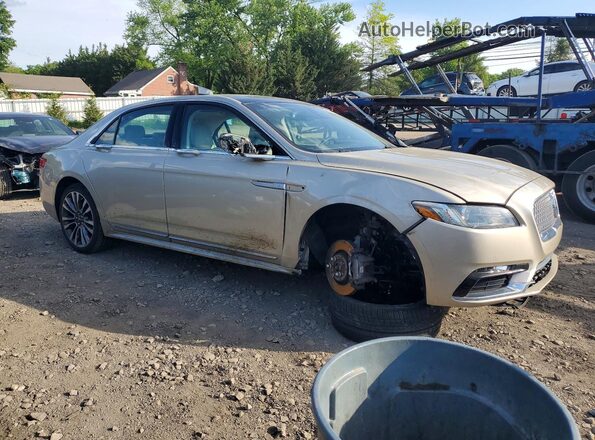 1LN6L9NPXH5628945 2017 LINCOLN CONTINENTA Gold Przód prawy