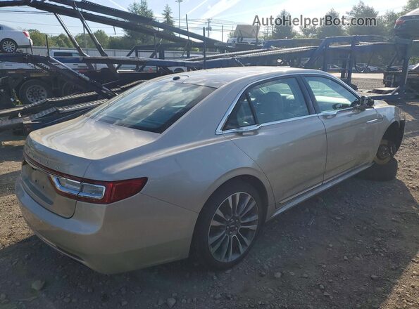 1LN6L9NPXH5628945 2017 LINCOLN CONTINENTA Gold Tył prawy