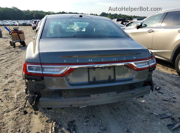 1LN6L9RP1H5607413 2017 LINCOLN CONTINENTA Green Widok z tyłu