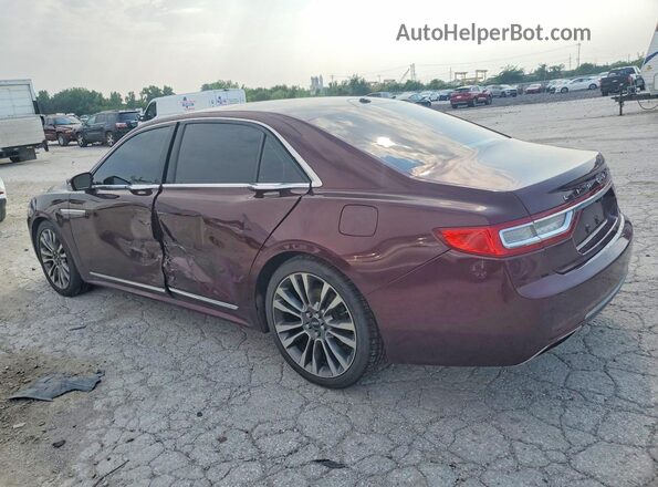 1LN6L9RP2H5608764 2017 LINCOLN CONTINENTA Purple Задня ліва чверть