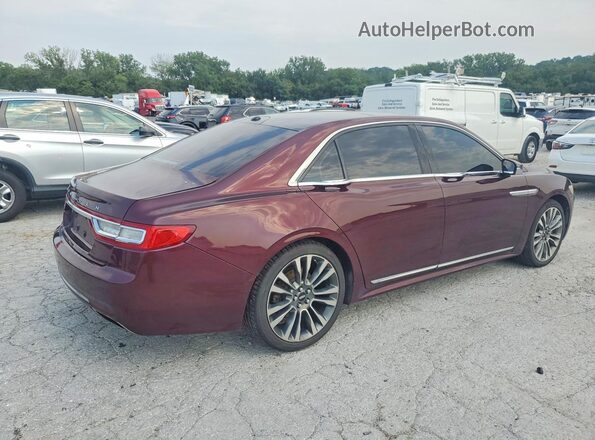 1LN6L9RP2H5608764 2017 LINCOLN CONTINENTA Purple Задня права чверть