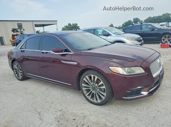 1LN6L9RP2H5608764 2017 LINCOLN CONTINENTA Purple Передня права чверть