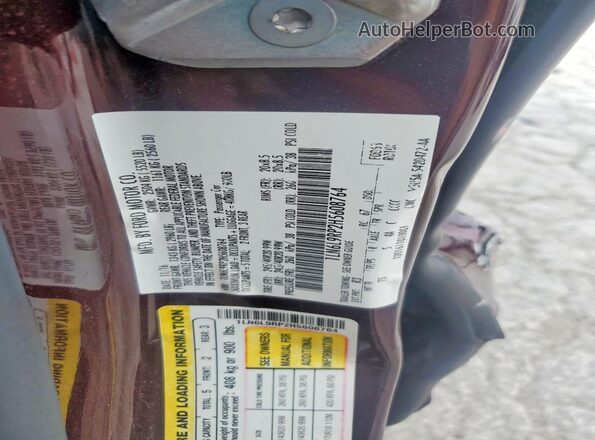 1LN6L9RP2H5608764 2017 LINCOLN CONTINENTA Purple Вид підкапотного простору