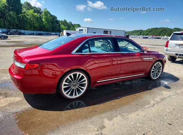 1LN6L9RP4J5617133 2018 LINCOLN CONTINENTA Red Հետևի աջ