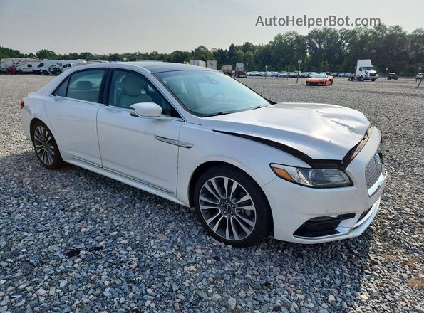 1LN6L9RP9H5607434 2017 LINCOLN CONTINENTA White Przód prawy