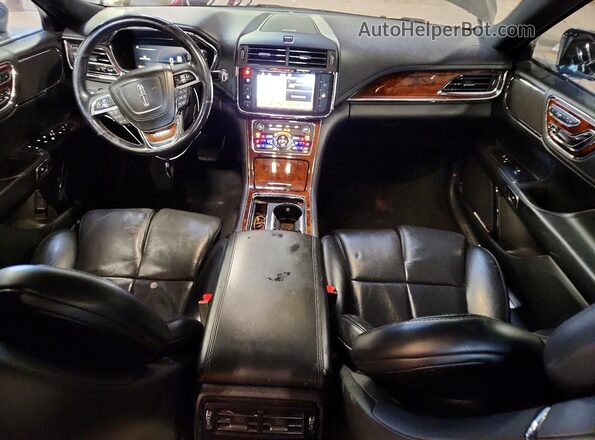 1LN6L9TK8K5600155 2019 LINCOLN CONTINENTA Черный Вид панели приборов