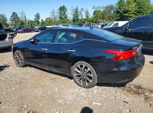 1N4AA6AP0GC408853 2016 NISSAN MAXIMA Black უკანა მარცხენა