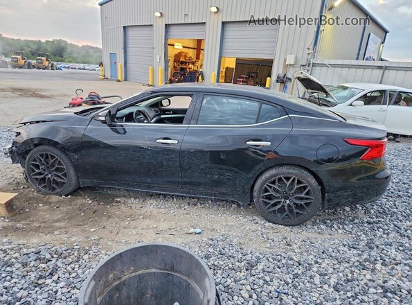 1N4AA6AP0GC411168 2016 NISSAN MAXIMA Черный Задняя левая четверть