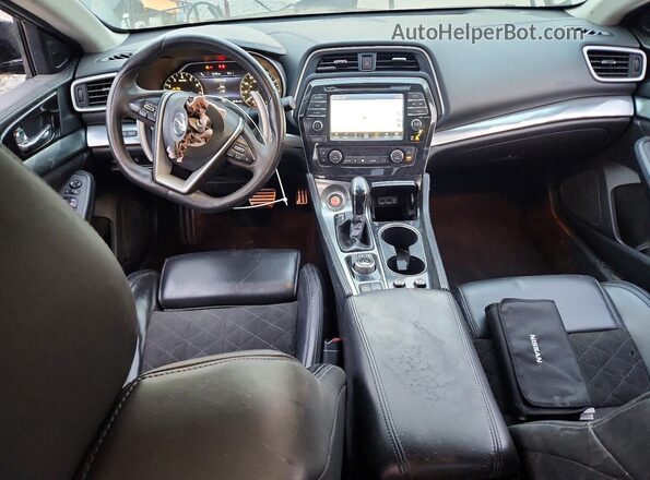 1N4AA6AP0GC411168 2016 NISSAN MAXIMA Черный Вид панели приборов