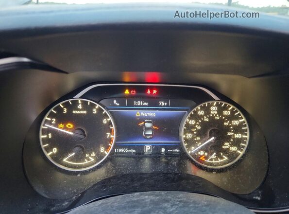 1N4AA6AP0GC411168 2016 NISSAN MAXIMA Черный Вид щитка приборов