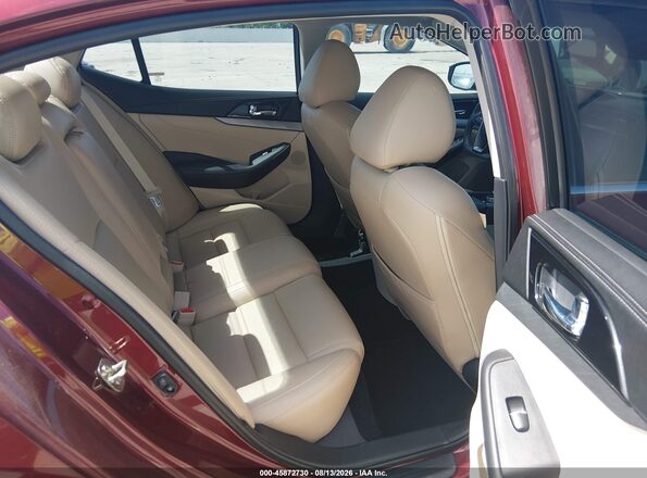 1N4AA6AP0GC447667 2016 NISSAN MAXIMA Burgundy VIN კოდის სტიკერის ხედი