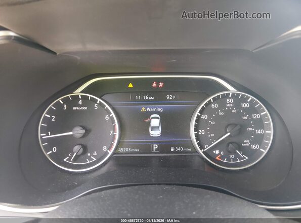 1N4AA6AP0GC447667 2016 NISSAN MAXIMA Burgundy უკანა სავარძლების ხედი