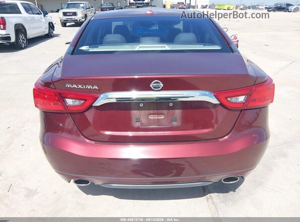 1N4AA6AP0GC447667 2016 NISSAN MAXIMA Burgundy 