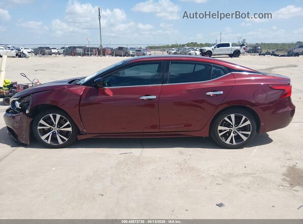 1N4AA6AP0GC447667 2016 NISSAN MAXIMA Burgundy სალონის 360-გრადუსიანი ხედი