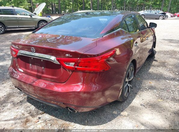 1N4AA6AP0GC904946 2016 NISSAN MAXIMA Burgundy Rear right