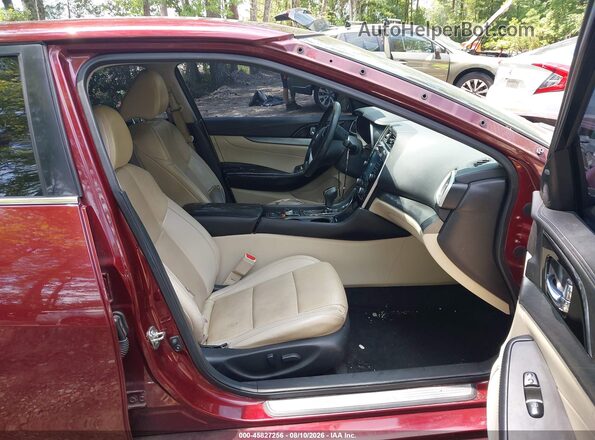 1N4AA6AP0GC904946 2016 NISSAN MAXIMA Burgundy Front interior view