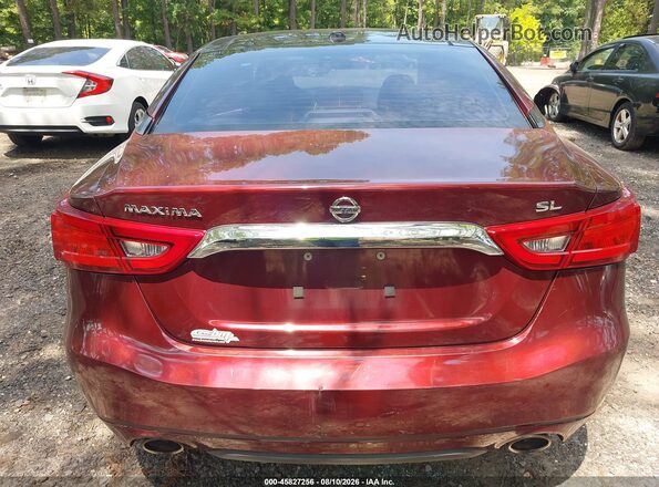 1N4AA6AP0GC904946 2016 NISSAN MAXIMA Burgundy 