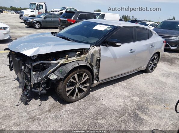 1N4AA6AP0HC378688 2017 NISSAN MAXIMA Silver Передня ліва чверть