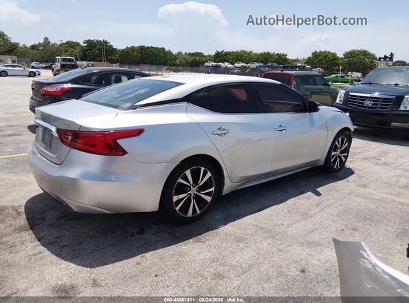 1N4AA6AP0HC378688 2017 NISSAN MAXIMA Silver Задня права чверть