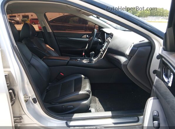 1N4AA6AP0HC378688 2017 NISSAN MAXIMA Silver Вид салону спереду