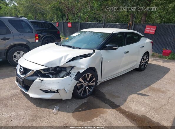 1N4AA6AP0HC391490 2017 NISSAN MAXIMA White Vista tres cuartos delantera izquierda