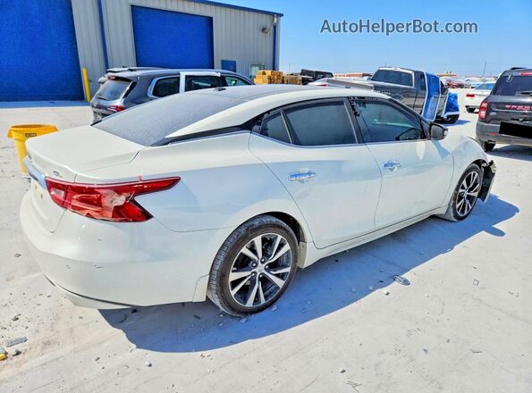 1N4AA6AP0HC392736 2017 NISSAN MAXIMA Белый Задняя правая четверть