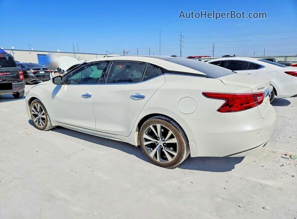 1N4AA6AP0HC392736 2017 NISSAN MAXIMA Белый Задняя левая четверть