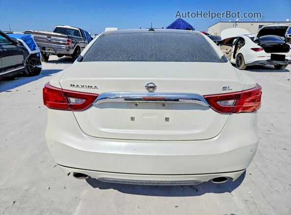 1N4AA6AP0HC392736 2017 NISSAN MAXIMA Белый Вид сзади