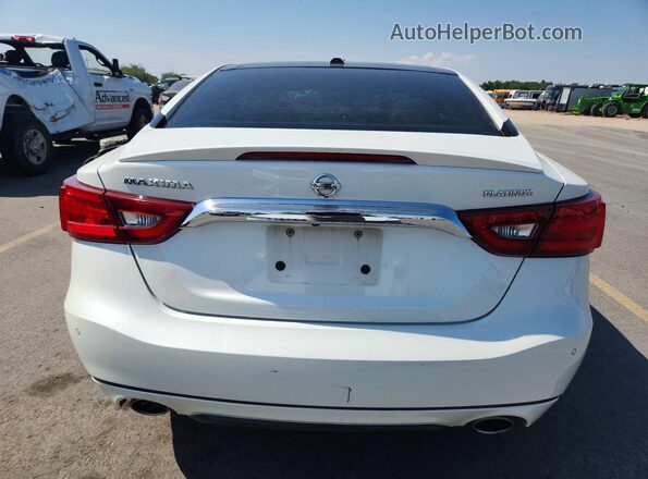 1N4AA6AP0HC410748 2017 NISSAN MAXIMA White Vista trasera