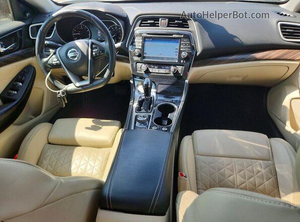 1N4AA6AP0HC410748 2017 NISSAN MAXIMA White Vista del salpicadero